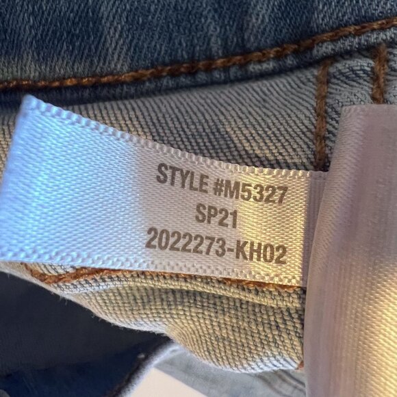 Madewell 10” High Rise Skinny Jeans Size 28Mickleton Light Wash M5327 - Picture 12 of 13